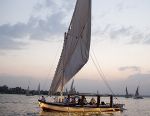 Cairo Felucca sailing boat